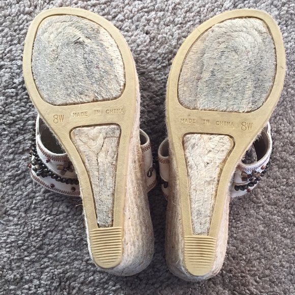 Boho straw wedges - Picture 7 of 8